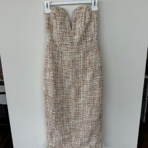 LPA Strapless Midi Dress (Never Worn but No Tag) -S